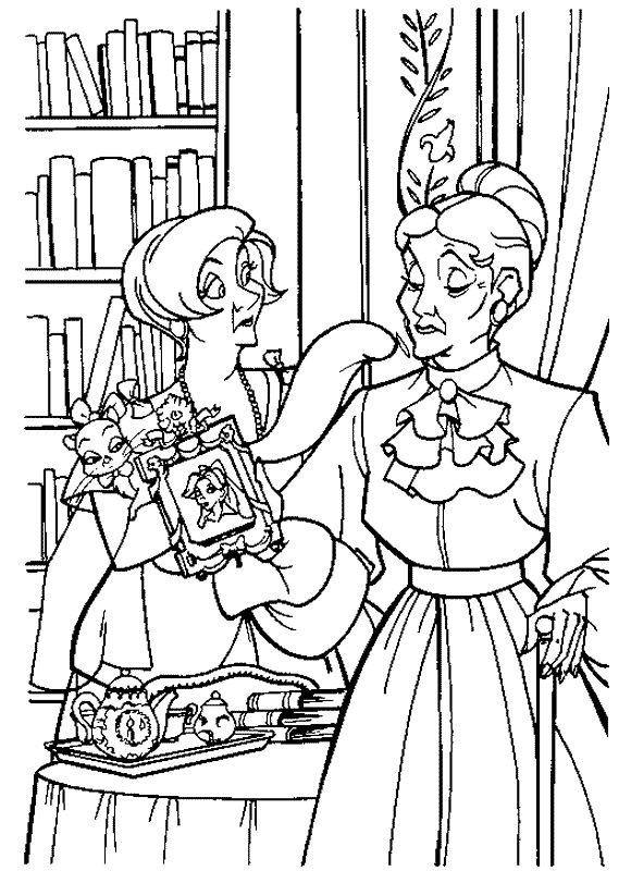 Coloring page: Anastasia (Animation Movies) #32825 - Free Printable Coloring Pages