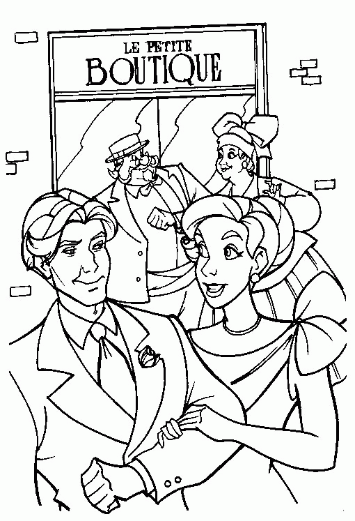 Coloring page: Anastasia (Animation Movies) #32837 - Free Printable Coloring Pages
