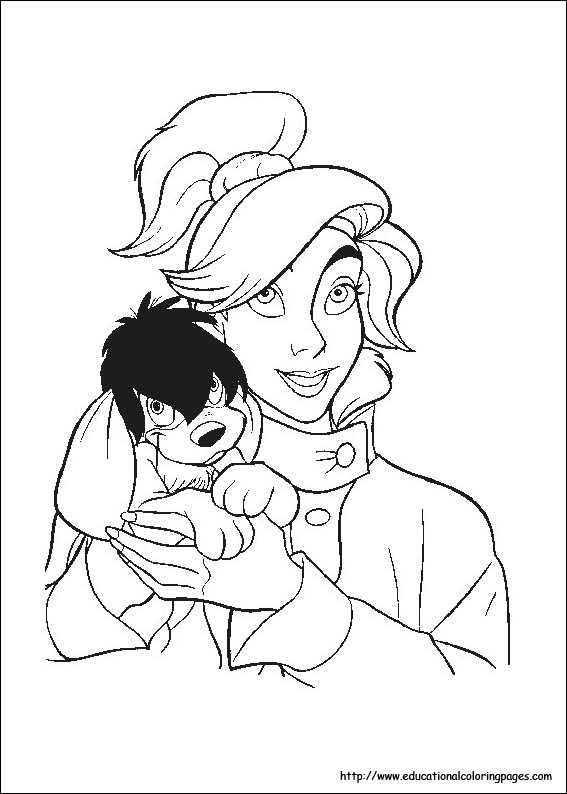 Coloring page: Anastasia (Animation Movies) #32969 - Free Printable Coloring Pages