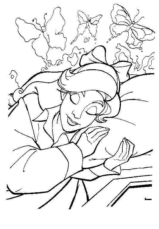 Coloring page: Anastasia (Animation Movies) #32985 - Free Printable Coloring Pages