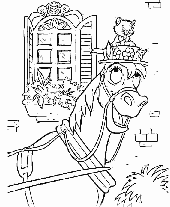 Coloring page: Aristocats (Animation Movies) #26856 - Free Printable Coloring Pages