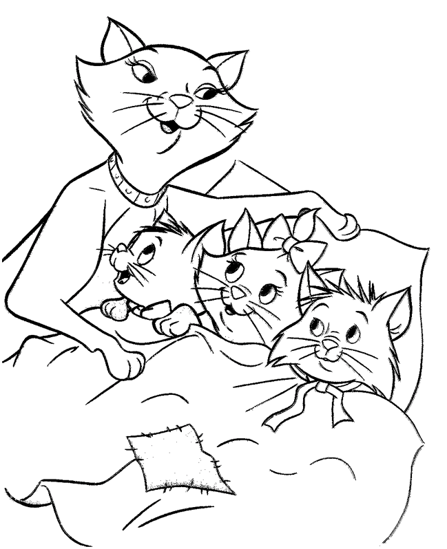 Coloring page: Aristocats (Animation Movies) #26871 - Free Printable Coloring Pages