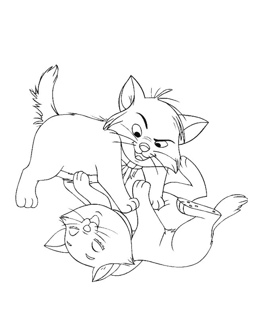 Coloring page: Aristocats (Animation Movies) #26873 - Free Printable Coloring Pages