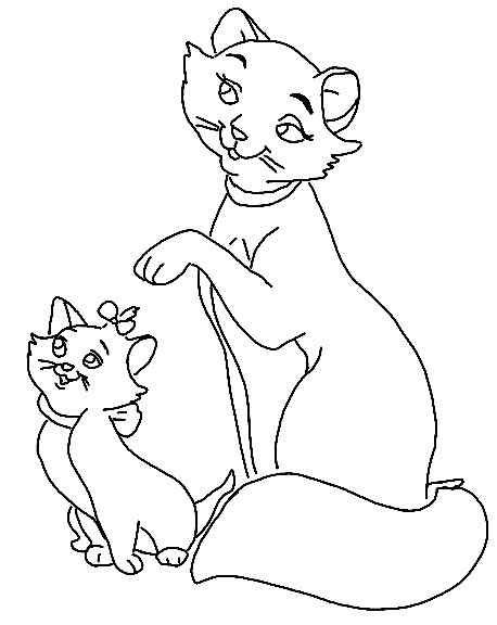 Coloring page: Aristocats (Animation Movies) #26893 - Free Printable Coloring Pages