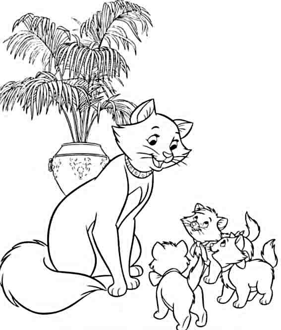 Coloring page: Aristocats (Animation Movies) #26894 - Free Printable Coloring Pages