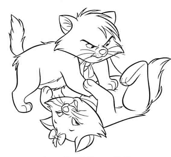 Coloring page: Aristocats (Animation Movies) #26895 - Free Printable Coloring Pages