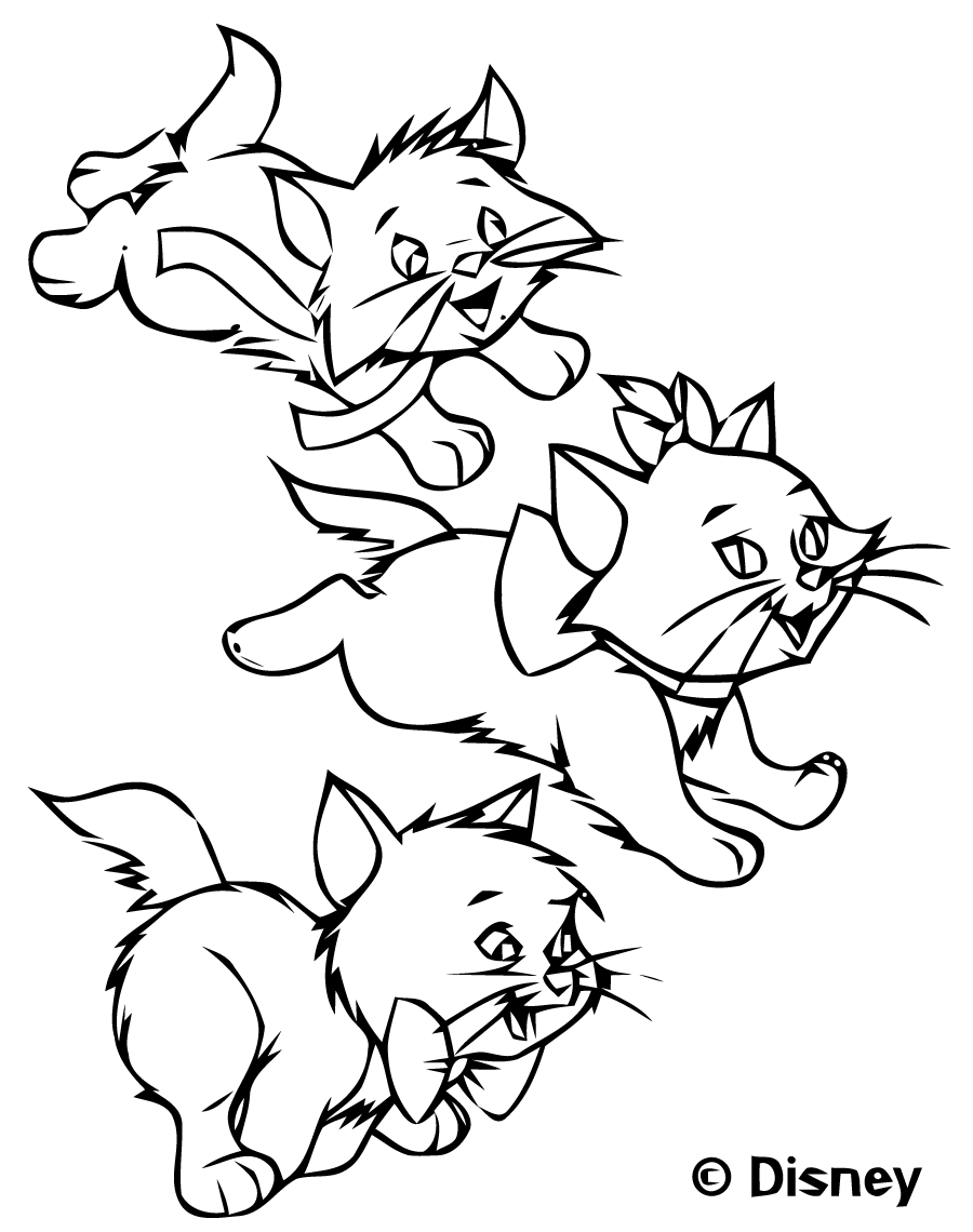 Coloring page: Aristocats (Animation Movies) #26897 - Free Printable Coloring Pages