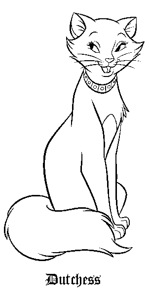 Coloring page: Aristocats (Animation Movies) #26899 - Free Printable Coloring Pages