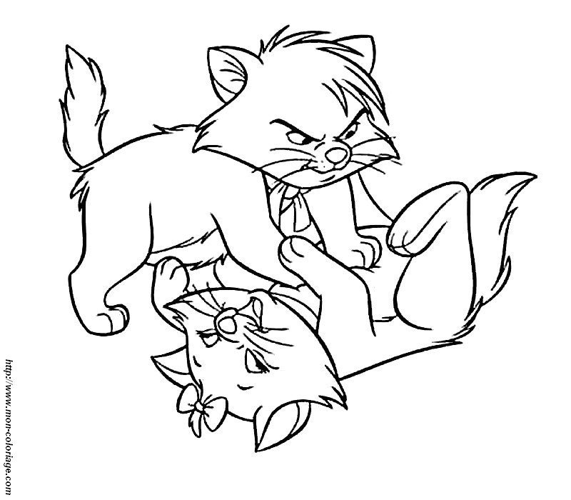 Coloring page: Aristocats (Animation Movies) #26909 - Free Printable Coloring Pages