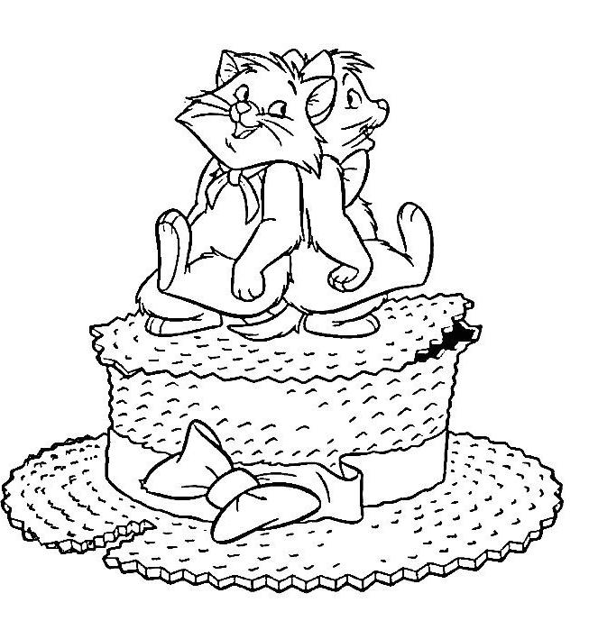 Coloring page: Aristocats (Animation Movies) #26914 - Free Printable Coloring Pages