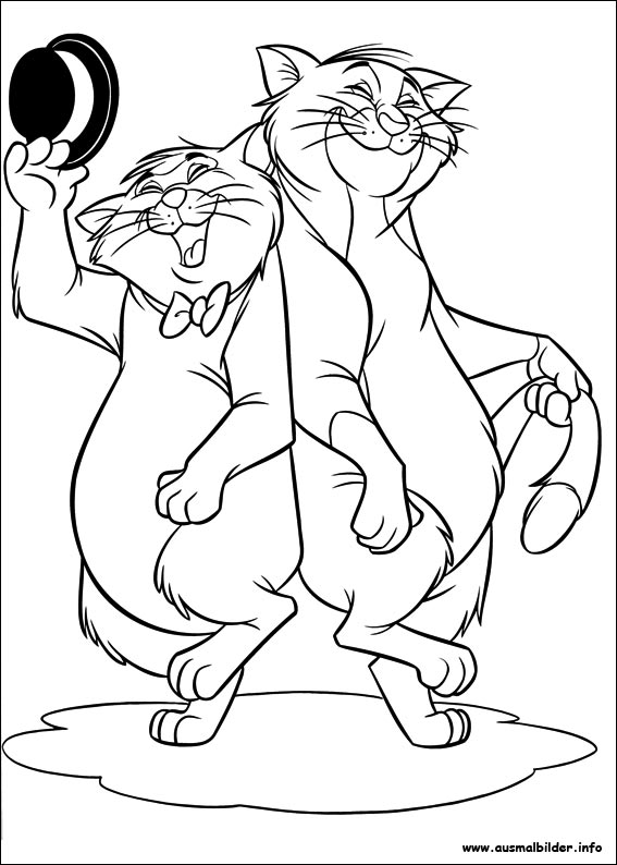 Coloring page: Aristocats (Animation Movies) #26928 - Free Printable Coloring Pages