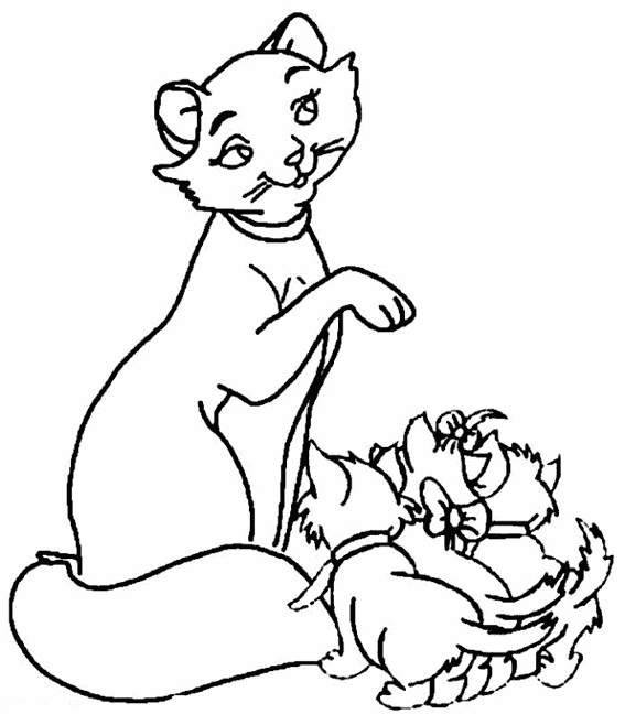 Coloring page: Aristocats (Animation Movies) #26934 - Free Printable Coloring Pages