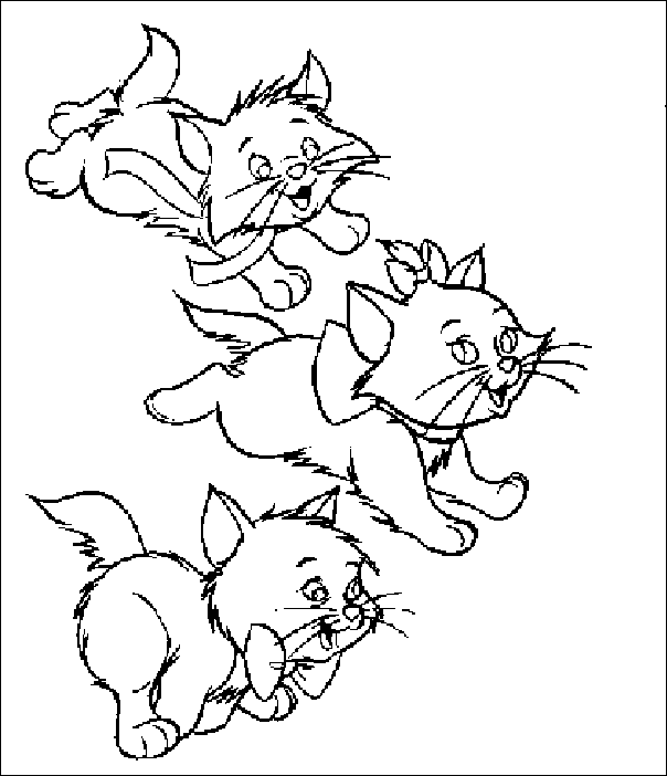 Coloring page: Aristocats (Animation Movies) #26955 - Free Printable Coloring Pages