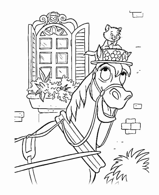 Coloring page: Aristocats (Animation Movies) #26963 - Free Printable Coloring Pages