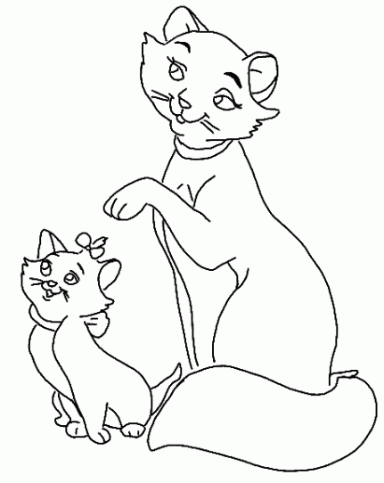 Coloring page: Aristocats (Animation Movies) #26972 - Free Printable Coloring Pages