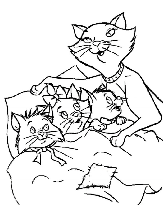 Coloring page: Aristocats (Animation Movies) #26977 - Free Printable Coloring Pages