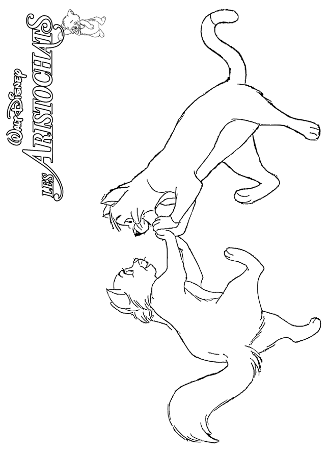 Coloring page: Aristocats (Animation Movies) #26984 - Free Printable Coloring Pages