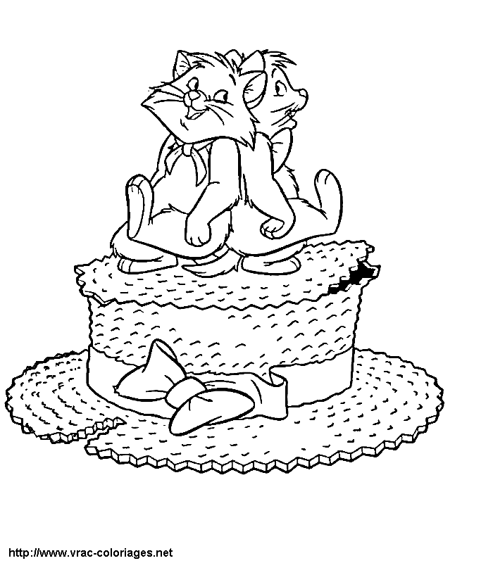 Coloring page: Aristocats (Animation Movies) #26999 - Free Printable Coloring Pages