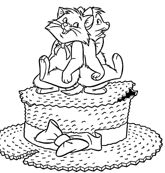 Coloring page: Aristocats (Animation Movies) #27001 - Free Printable Coloring Pages