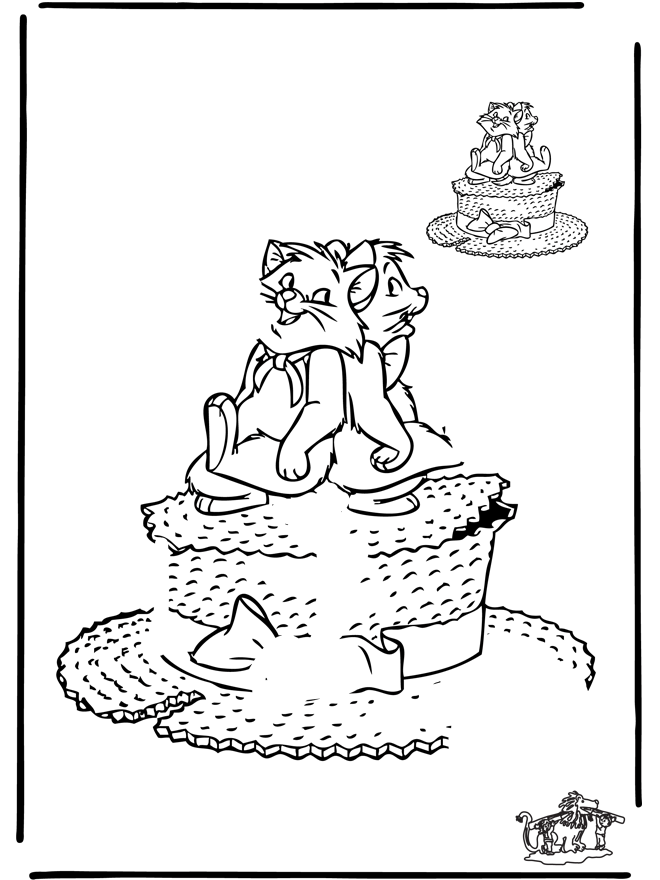 Coloring page: Aristocats (Animation Movies) #27005 - Free Printable Coloring Pages