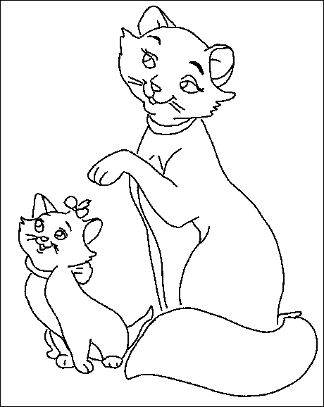 Coloring page: Aristocats (Animation Movies) #27020 - Free Printable Coloring Pages