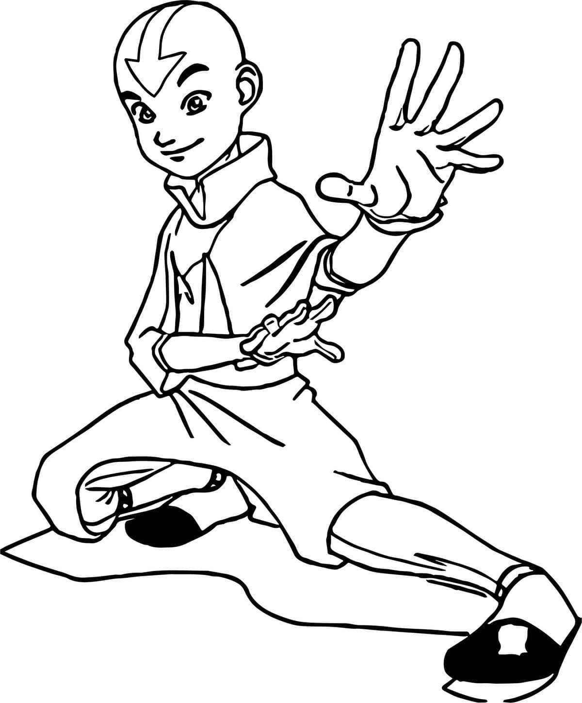 Coloring page: Avatar: The Last Airbender (Animation Movies) #208147 - Free Printable Coloring Pages