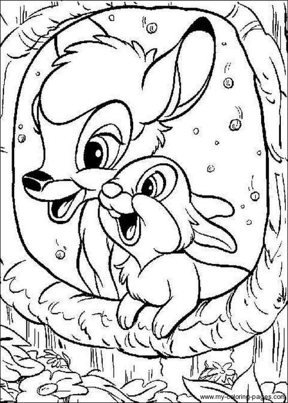 Coloring page: Bambi (Animation Movies) #128518 - Free Printable Coloring Pages
