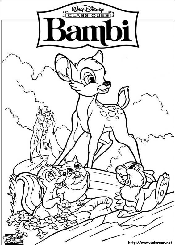 Coloring page: Bambi (Animation Movies) #128520 - Free Printable Coloring Pages
