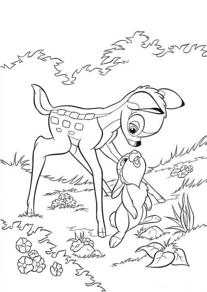 Coloring page: Bambi (Animation Movies) #128527 - Free Printable Coloring Pages