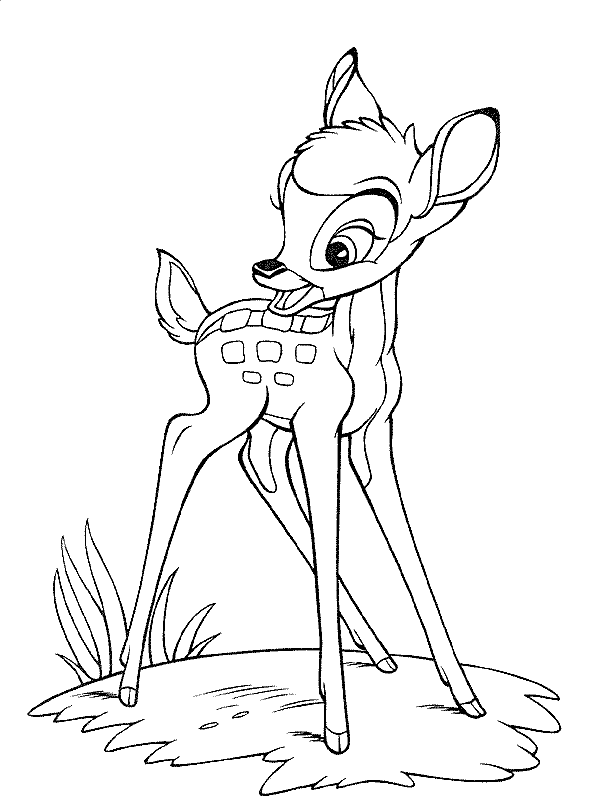 Coloring page: Bambi (Animation Movies) #128531 - Free Printable Coloring Pages