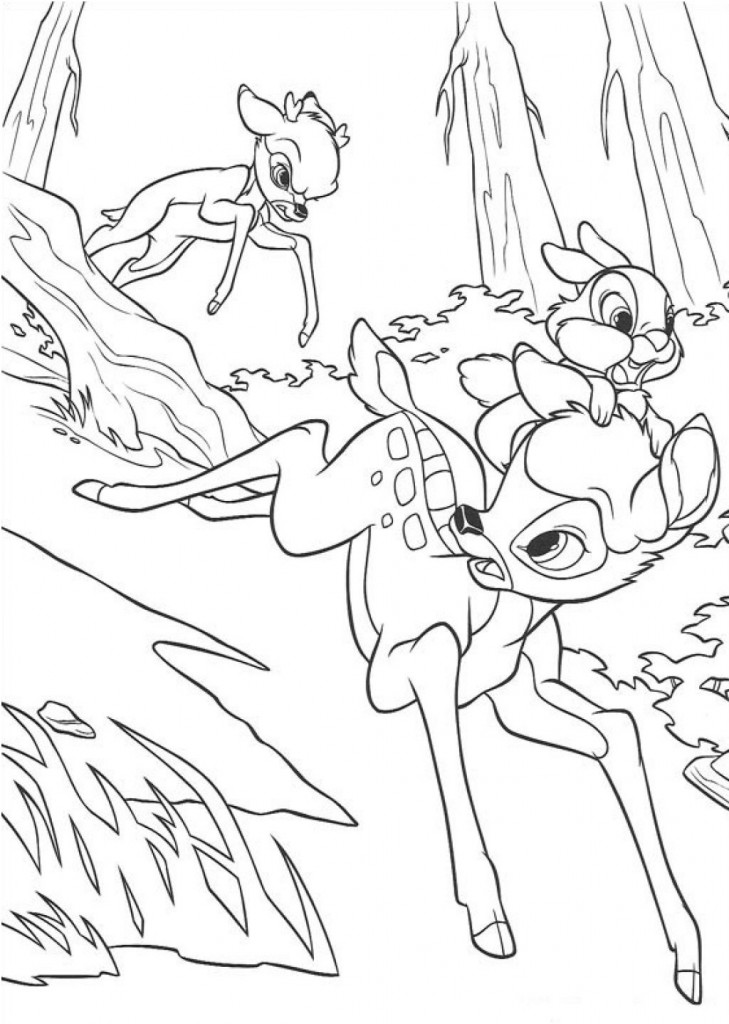 Coloring page: Bambi (Animation Movies) #128546 - Free Printable Coloring Pages