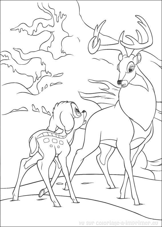 Coloring page: Bambi (Animation Movies) #128567 - Free Printable Coloring Pages