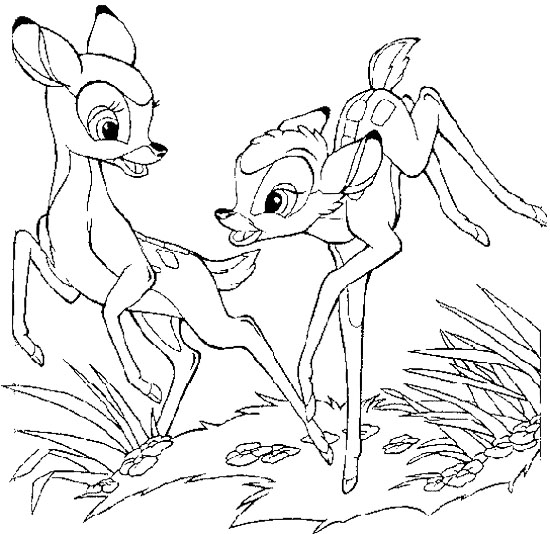 Coloring page: Bambi (Animation Movies) #128574 - Free Printable Coloring Pages