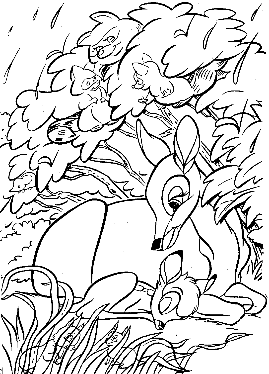 Coloring page: Bambi (Animation Movies) #128576 - Free Printable Coloring Pages