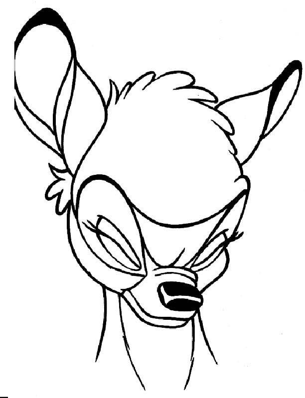 Coloring page: Bambi (Animation Movies) #128585 - Free Printable Coloring Pages