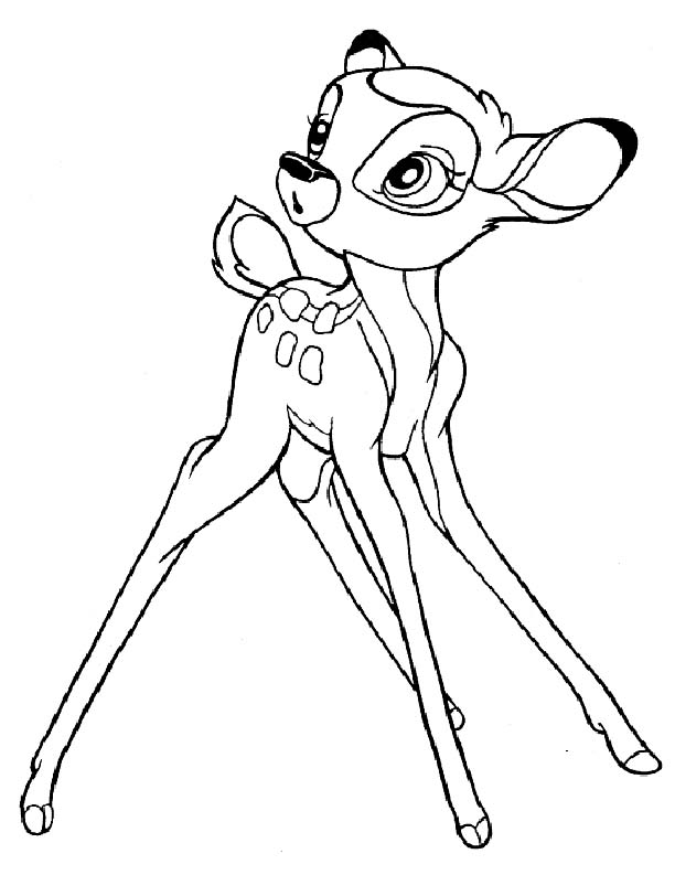 Coloring page: Bambi (Animation Movies) #128593 - Free Printable Coloring Pages