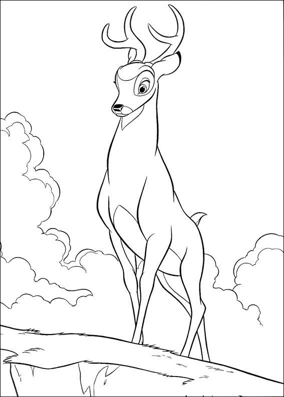 Coloring page: Bambi (Animation Movies) #128595 - Free Printable Coloring Pages