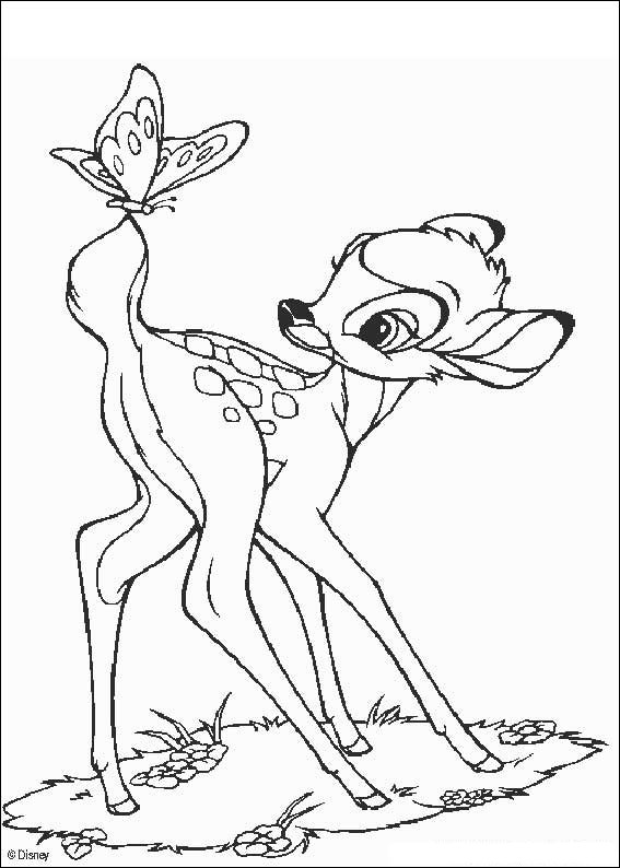 Coloring page: Bambi (Animation Movies) #128624 - Free Printable Coloring Pages