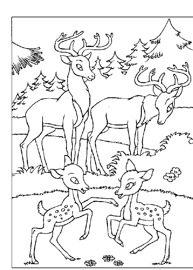 Coloring page: Bambi (Animation Movies) #128630 - Free Printable Coloring Pages