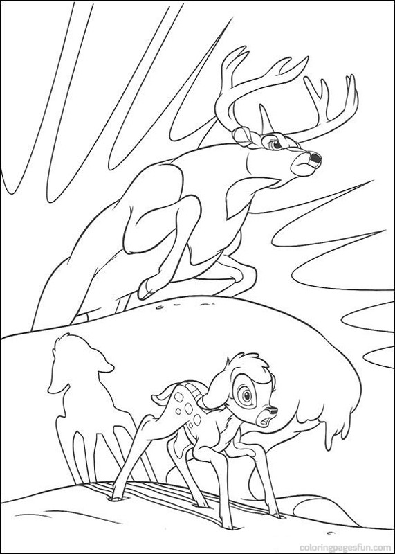 Coloring page: Bambi (Animation Movies) #128632 - Free Printable Coloring Pages