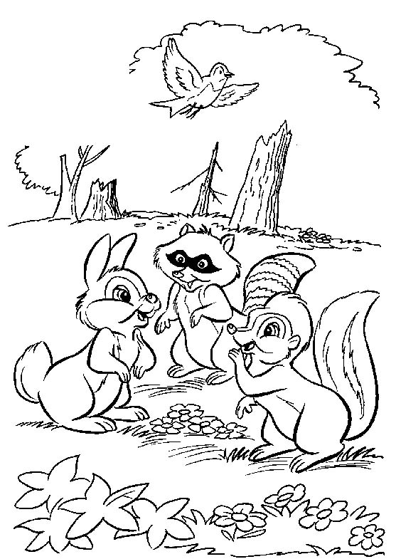 Coloring page: Bambi (Animation Movies) #128637 - Free Printable Coloring Pages