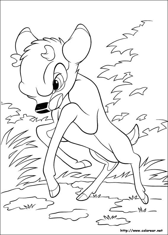 Coloring page: Bambi (Animation Movies) #128641 - Free Printable Coloring Pages