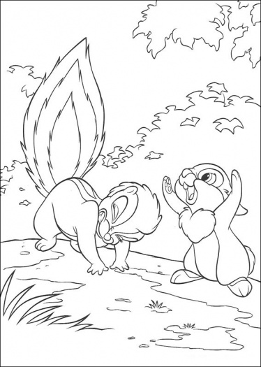 Coloring page: Bambi (Animation Movies) #128653 - Free Printable Coloring Pages