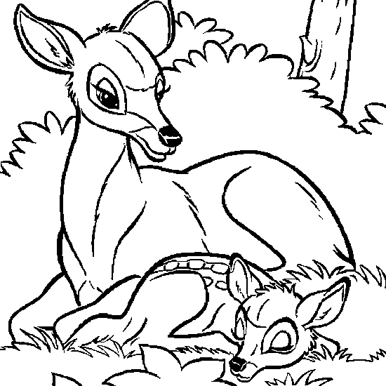 Coloring page: Bambi (Animation Movies) #128656 - Free Printable Coloring Pages