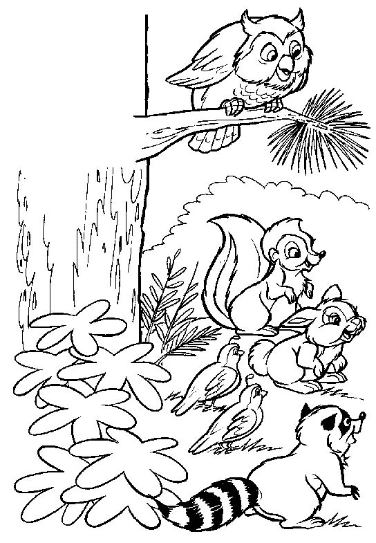 Coloring page: Bambi (Animation Movies) #128658 - Free Printable Coloring Pages