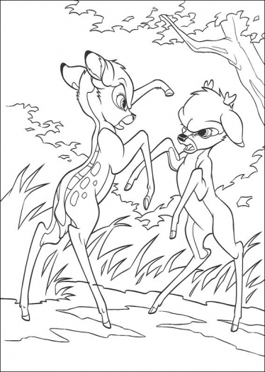 Coloring page: Bambi (Animation Movies) #128663 - Free Printable Coloring Pages