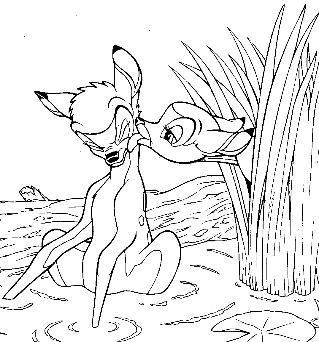 Coloring page: Bambi (Animation Movies) #128672 - Free Printable Coloring Pages