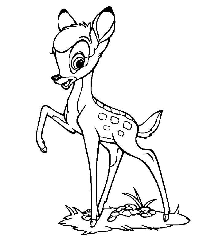 Coloring page: Bambi (Animation Movies) #128688 - Free Printable Coloring Pages