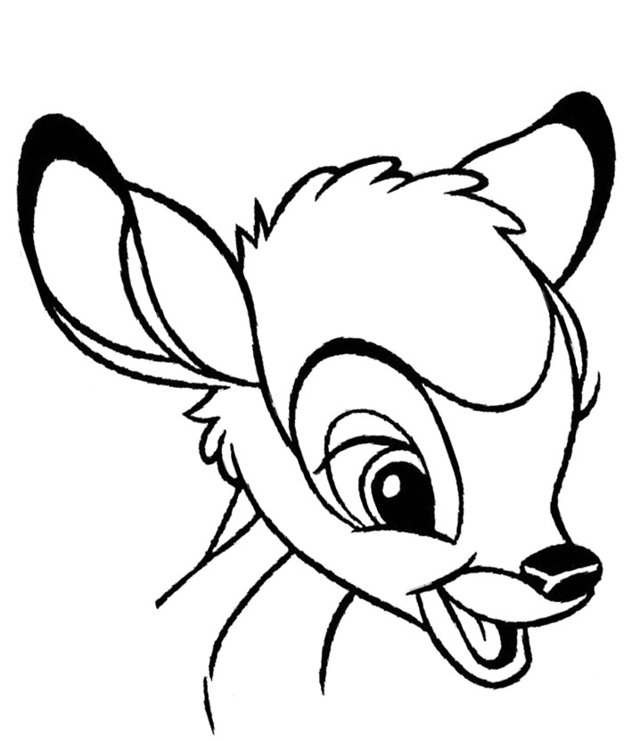 Coloring page: Bambi (Animation Movies) #128690 - Free Printable Coloring Pages