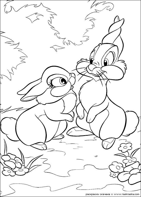 Coloring page: Bambi (Animation Movies) #128692 - Free Printable Coloring Pages